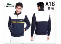 jogging lacoste sport wear survetement man 2013 chaud a18 saphir blanc